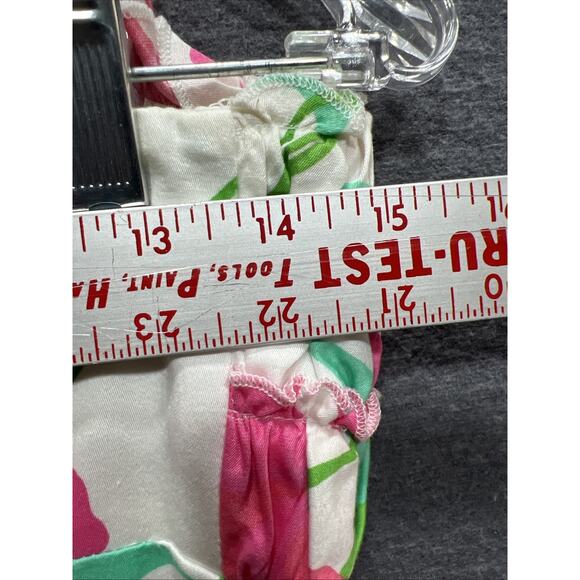 Lilly Pulitzer Classic White Had Me A Blast Floral Strapless women Dress Size 8 - Picture 12 of 14